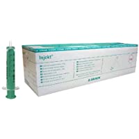 Braun INJEKT Squirt Luer dos partes 5ml- 100X5 ml